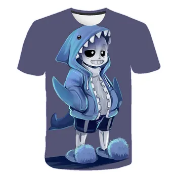 Topuri haine pentru fete pentru copii haine baieti Undertale Tricou skull T-shirt de Imprimare 3D kawaii harajuku casual Maneca Scurta Tricou