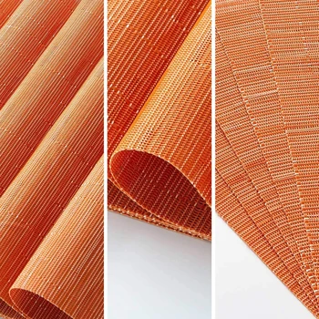 Model de bambus Placemat Căldură-Rezistent la Pata Anti-Derapare Lavabil din PVC fețe de Masă de Bucătărie Ușor de Curățat 2020 Decoratiuni de Craciun