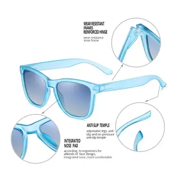 Pro Acme 2020 Nou Design de Brand Polarizat ochelari de Soare Barbati Femei sex Masculin de Conducere Retro Pătrat Ochelari de Soare sonnenbrille UV400 PD1354A
