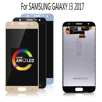 Original Super AMOLED LCD Pentru SAMSUNG GAlAXY J3 2017 Display LCD Touch Screen Digitizer Asamblare J330 J3 Pro J330F J330FN LCD