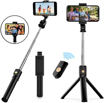 Mini Trepied, Control De La Distanță Selfie Stick-Monopod Wireless Pliabil Obturatorului Monopod Extensibil Pentru IPhone, Android Telefon