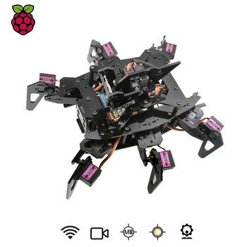 RaspClaws Hexapod Robot de Păianjen Kit cu OpenCV Țintă de Urmărire Transmisie Video Târându-Robot pentru Raspberry Pi 3 Model B+/B