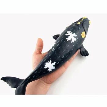 Cauciuc Moale Balena Model Animal Figurina Animal Mare De Cifrele De Acțiune De Colectare De Copii Cognitive Jucărie