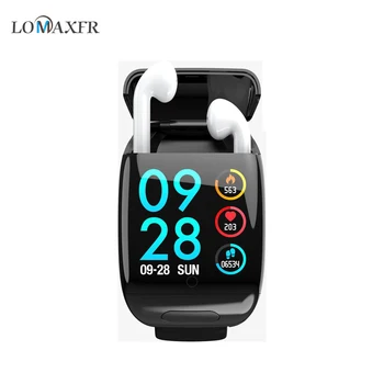 M8 Smartwatch Femei Bărbați Ceas Inteligent cu TWS Căști Bluetooth Heart Rate Monitor de Presiune sanguina tracker sport pentru smartphone