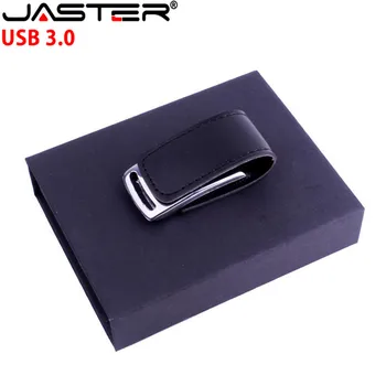 LOGO-ul personalizat din Piele USB3.0 Flash Drive 4G 8GB 16GB 32GB 64GB 128GB Negru Pen Drives Capacitatea Reală Stick de Memorie de Mare Viteză U Disc