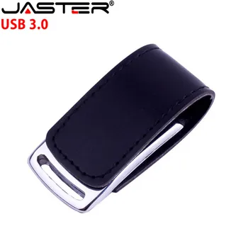LOGO-ul personalizat din Piele USB3.0 Flash Drive 4G 8GB 16GB 32GB 64GB 128GB Negru Pen Drives Capacitatea Reală Stick de Memorie de Mare Viteză U Disc