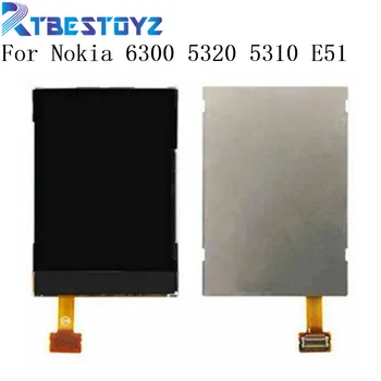 Negru Display LCD de Înlocuire Ecran Pentru Nokia 6300 5310 5320 E51 3120C 6120c 6120 7610S 6500c 7500 8600 6301 LCD