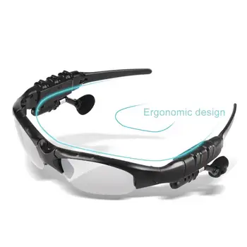 Sport Stereo Wireless Bluetooth V 3.0 Cască Telefon ochelari de Soare de Conducere/mp3 Echitatie Ochi Ochelari Cu lentile colorate Soare