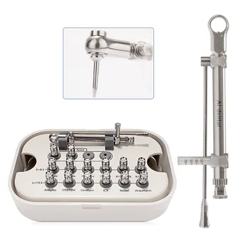 Implant dentar kit restaurare instrumente chei dinamometrice cu clichet cu drivere cheie materiale de laborator 10-70Ncm