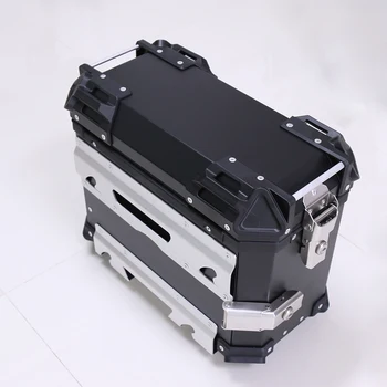 36L 46L Universal Motor Spate Toolbox Depozitare pentru Portbagaj Sus Instrument Cutie impermeabilă Depozitare Casca Cheie de Blocare Cazul Aluminiu Accesorii
