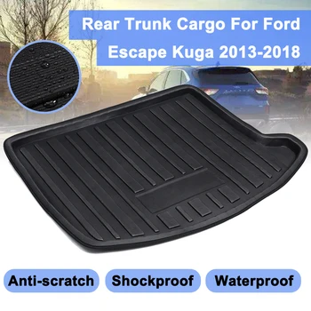 Cargo Tava Podea Covor Pentru Ford Escape Kuga Kick Protector Suprapunere 2013-2018 Noroi Spate Portbagaj Boot Liner Mat Șoc Rezistent La Apa