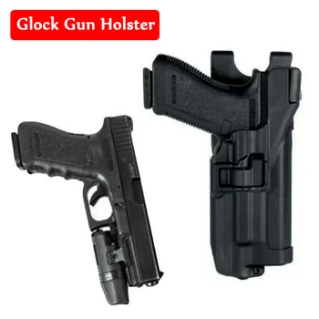 Tactic Glock Pistol Toc Lumina Rămânând Și După Aceea Glock 17 19 22 23 31 32 Arma Caz Militare Armata Pistol Cazul Mâna Dreaptă Scădere Rapidă Toc