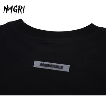Tricouri Pentru Bărbați Casual, O-neck Streetwear Vara Maneca Scurta Scrisoare Grafice Imprimate Hip Hop Alb Negru Tricou