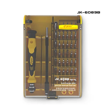 Jackly JK6089A 45 În 1 Set Torx Schroevendraaier Kit Mobiele Telefoon Horloge Instrument de Reparații de Precisie Magnetische Set