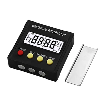 360 de Grade Mini Raportor Digital Inclinometru Electronic de Nivel Caseta Magnetică Bază de Instrumente de Măsurare de Cuțit ascuțitoare