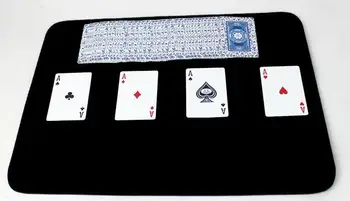 De mari dimensiuni 60*40cm Negru Profesionist de Poker Card de Punte Saltea Pad Aproape Trucuri de Magie Magician Recuzită Jucărie Monedă Iluzie Magică