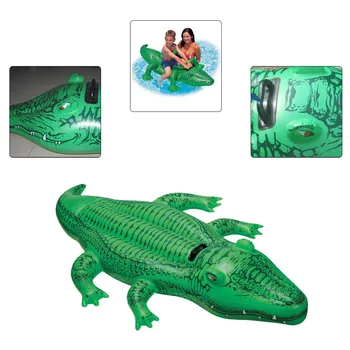 Aligator Inel De Înot Piscina Gonflabila Float Jucărie Petrecere Pe Plaja Adult Copil De Înot Saltea Gonflabila Apă, Jucării, Jucării De Piscină