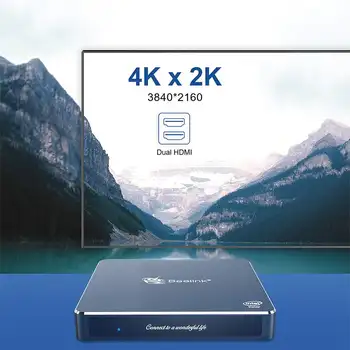Beelink Gemeni M Mini PC Windows 10 TV BOX 4GB 8GB J4125 Intel Lac Refresh Procesor 1000M LAN 5.8 G WIFI bluetooth