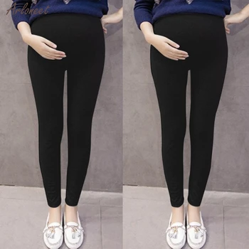 Femeile gravide Pantaloni de Culoare Solidă Și Subțire Sarcinii Maternitate Pantaloni de Maternitate Femei Lenjerie Corset din Bumbac Gravide