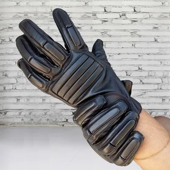 Tactic mănuși din piele exterior din Piele de iarna Barbati motociclete de echitatie mănuși de curse de cross country cu degetul mănuși de piele de oaie