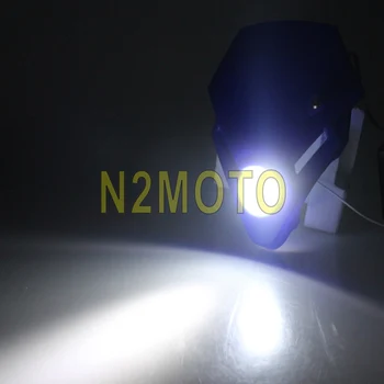 4-LED-uri de Culoare Motocicleta Fața Farurilor Lampa Versiune pentru Gas Gas TXT Pro CE 280 125 250 300 de Curse Motocross de Biciclete Roșii Far