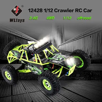 Wltoys XKS 1/12 2.4 G 4WD Mare Viteză Electric Periat pe Șenile Camion Deșert RC Offroad Buggy Vehicul cu LED-uri Lumina