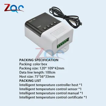 AC 110V 220V LED Digital Controler de Temperatura Termostat Termometru Răcire Încălzire Temp de Reglementare pentru Incubator Frigider