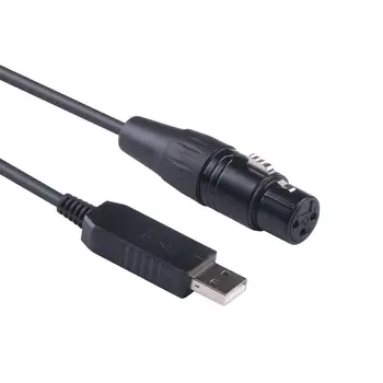 USB, RS485 DMX Control DMX512 DMX400 DIY Serial Converter Etapă Controler de Lumină Echipamente de Cablu