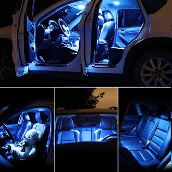 10x Alb Auto Becuri cu LED-uri de Interior Kit Pentru 2004 2005 2006 2007 2008 2009 2010 Mazda RX-8 RX8 Harta Cupola Lămpii numărului de Înmatriculare