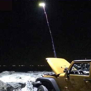 #20 Telescopic COB Rod CONDUS de Pescuit în aer liber Camping Lanternă de Lumină Lampă Drumeții, GRĂTAR Excursie Sau Mobile Strada Lumina LED 12V