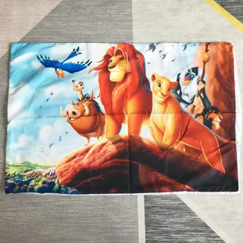 The Lion King 3d Set de lenjerie de Pat Plapuma Acoperă Pernă leu Simba Camera Copiilor Decor Mângâietor Seturi de lenjerie de Pat Lenjerie de pat Lenjerie de Pat