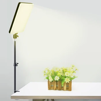 Estompat 10inch Video cu LED Panel Lumina cu Monopod Montare Suport de Fotografie de Iluminat Pentru Stream Live Studio Foto Umple Lampa