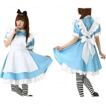 Anime Sexy Maid Dress Sissy cosplay costum Adult Costume de Halloween Pentru Femei crăciun Crăciun
