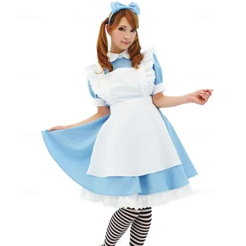 Anime Sexy Maid Dress Sissy cosplay costum Adult Costume de Halloween Pentru Femei crăciun Crăciun