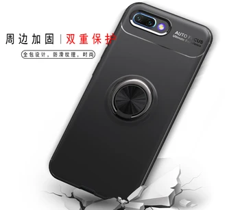 Pentru Huawei Honor 10 Deget Inel Complet Acoperi Honor10 COL-L29A COL-L29 COL-L01 COL-L02 COL-AL10 COL-AL00 Ultra Subțire Caz rezistent la Socuri