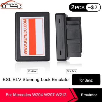 KEYECU ESL ELV de Blocare a Direcției Emulator pentru Mercedes W204 W207 W212 Compatibil Cu Abrites VVDI CGDI MB Instrumente