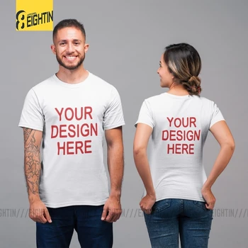 Premium Personalizate Tricou Logo-Ul De Imprimare A Imaginii Bumbac Brand Personalizat T-Shirt, Cu Mâneci Scurte Print Design-Ul Propriu O Neck Tee
