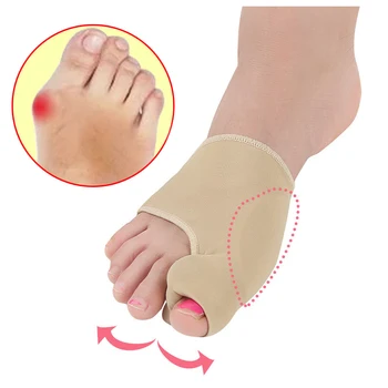 1Pair Hallux Valgus Corector Ortopedice Degetul Mare Degetul mare Os Inflamație la picior Corector Silicon Șosete Pedichiura pentru Picioare Foot Instrumente