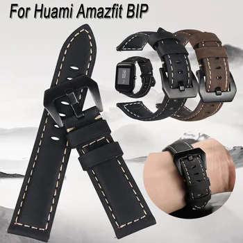 Pentru AMAZFIT GTR 47mm Piele Watchband pentru Xiaomi Huami AMAZFIT Ritmul Stratos 3/2/2S Curea 22mm Înlocui Sport Bratara Correa