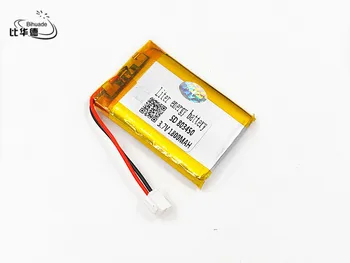 XHR-2P 2.54 3,7 V litiu-polimer baterie 803450 1800mAh GPS baterie MP3 MP4 vorbitor de predare mașină