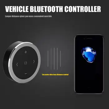 Universal Auto Volan Wireless Bluetooth de la Distanță sistemul de Navigație Radio, DVD Remote Control Butoane de Declanșare iPhone Android