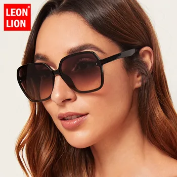 LeonLion Mare Retro Sunglasse Femei Ochelari De Soare Patrati Femei/Barbati De Brand Designer De Ochelari Femei Brand De Lux Oculos De Sol Feminino