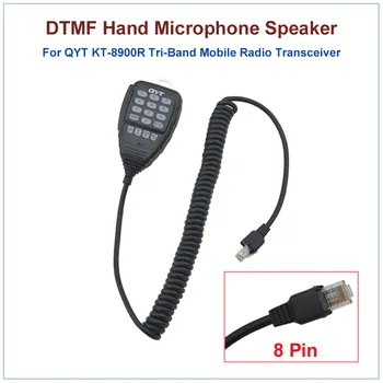 Original QYT 8 Pini DTMF Mână Difuzor Microfon pentru QYT KT-8900R KT8900R Tri-band Mini Mobile de Emisie-recepție Radio