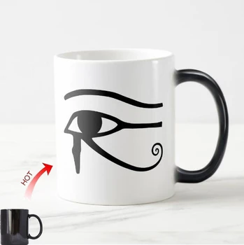 Noutatea Egipt Ochiul lui Horus Cana de Cafea Ceasca de Ceai Amuzant, Creativ Etnice Simbol Egiptean Cadouri Unice Egiptul Antic Cani