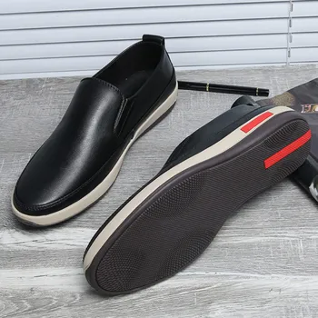 2020 Afaceri Noi Pantofi Casual Barbati Primavara Toamna pus Piciorul Bărbați de Conducere Pantofi Barbati din Piele Pantofi cu Talpă Moale