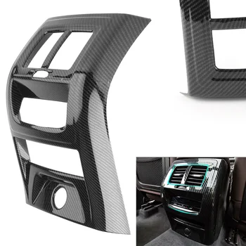 ABS Spate Interior Aerisire Capac de Evacuare, Garnitura Pentru BMW X3 G01 2018 Fibra de Carbon Negru