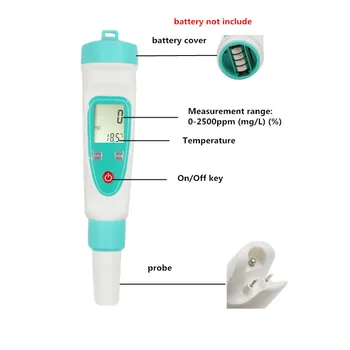 Impermeabil Creion Digital Portabil Salinometer Alimente de Acvariu de apă Dulce Salinitate Metru de Calitate a Apei Tester 39%off