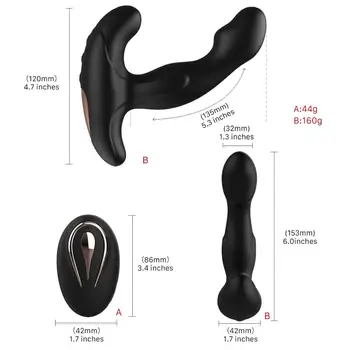 Prostata Stimulator Vibrator Gay Jucarii Sexuale Sex Masculin, Prostata Pentru Masaj Vibrator Anal Dopuri De Silicon Vibrator Wireless