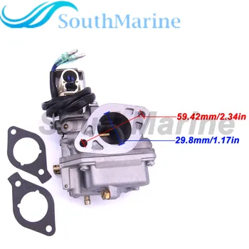 Motor de barca de 6AH-14301-00 6AH-14301-01 Carburator Assy și 6AH-13646 de angajați-00 Garnituri de etanșare (2 buc) pentru Yamaha 4 timpi F20 Motor Outboard