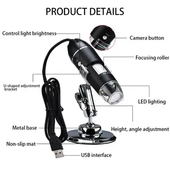 1000X 1600X Microscop Digital Lupa Camera cu LED-uri Electronice Stereo Endoscop Camera pentru Android ios Wifi Microscop